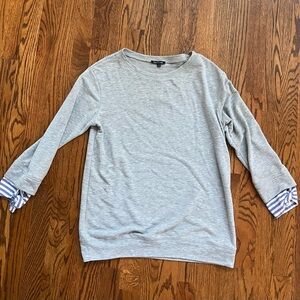 Pink Clover Gray Top